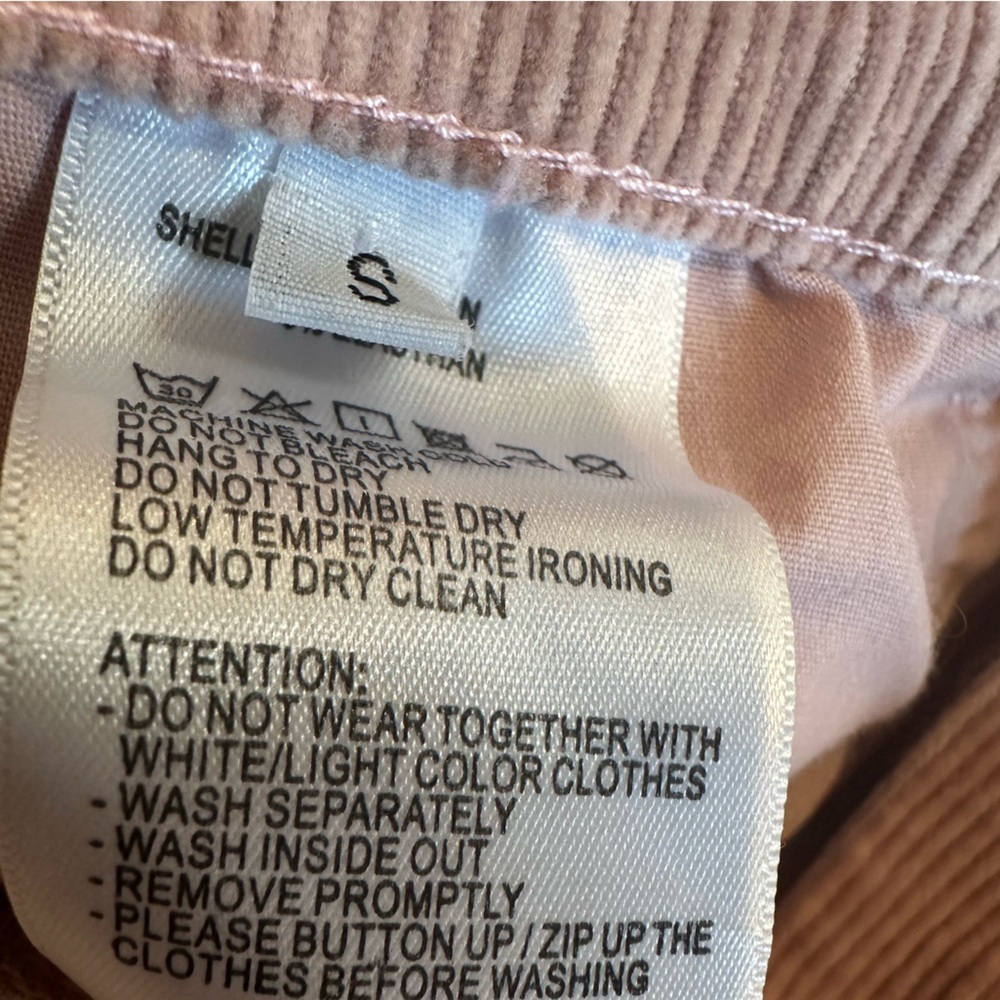 John Galt Mauve Corduroy Mini Skirt E-2 View 4